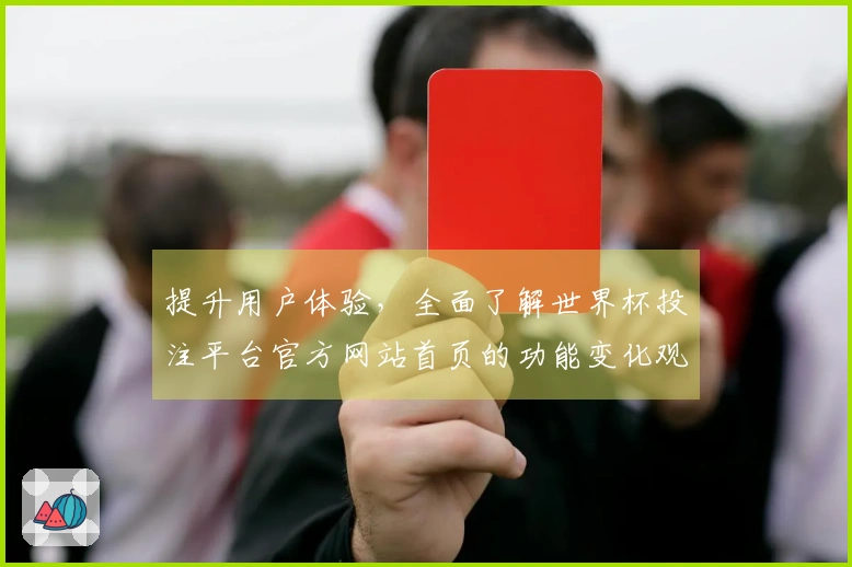 提升用户体验，全面了解世界杯投注平台官方网站首页的功能变化观察