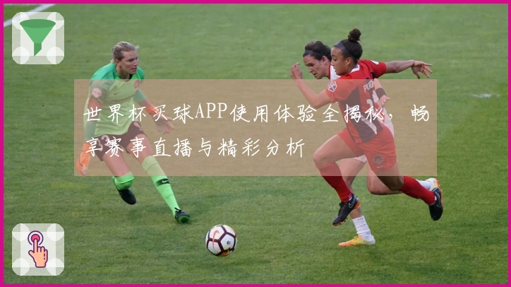 世界杯买球APP使用体验全揭秘，畅享赛事直播与精彩分析