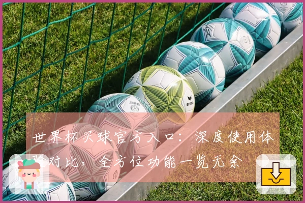 世界杯买球官方入口：深度使用体验对比，全方位功能一览无余